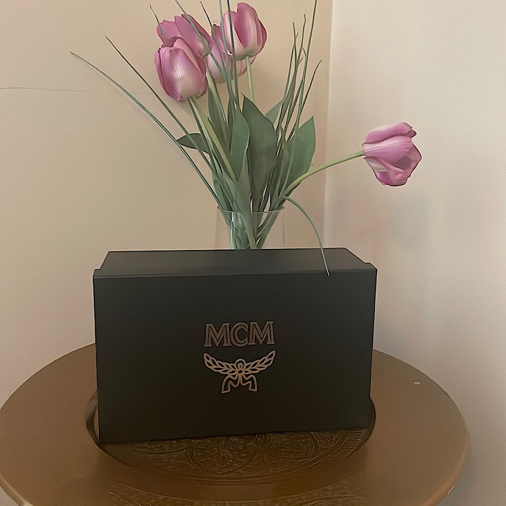 MCM women’s Print Slide (Black)